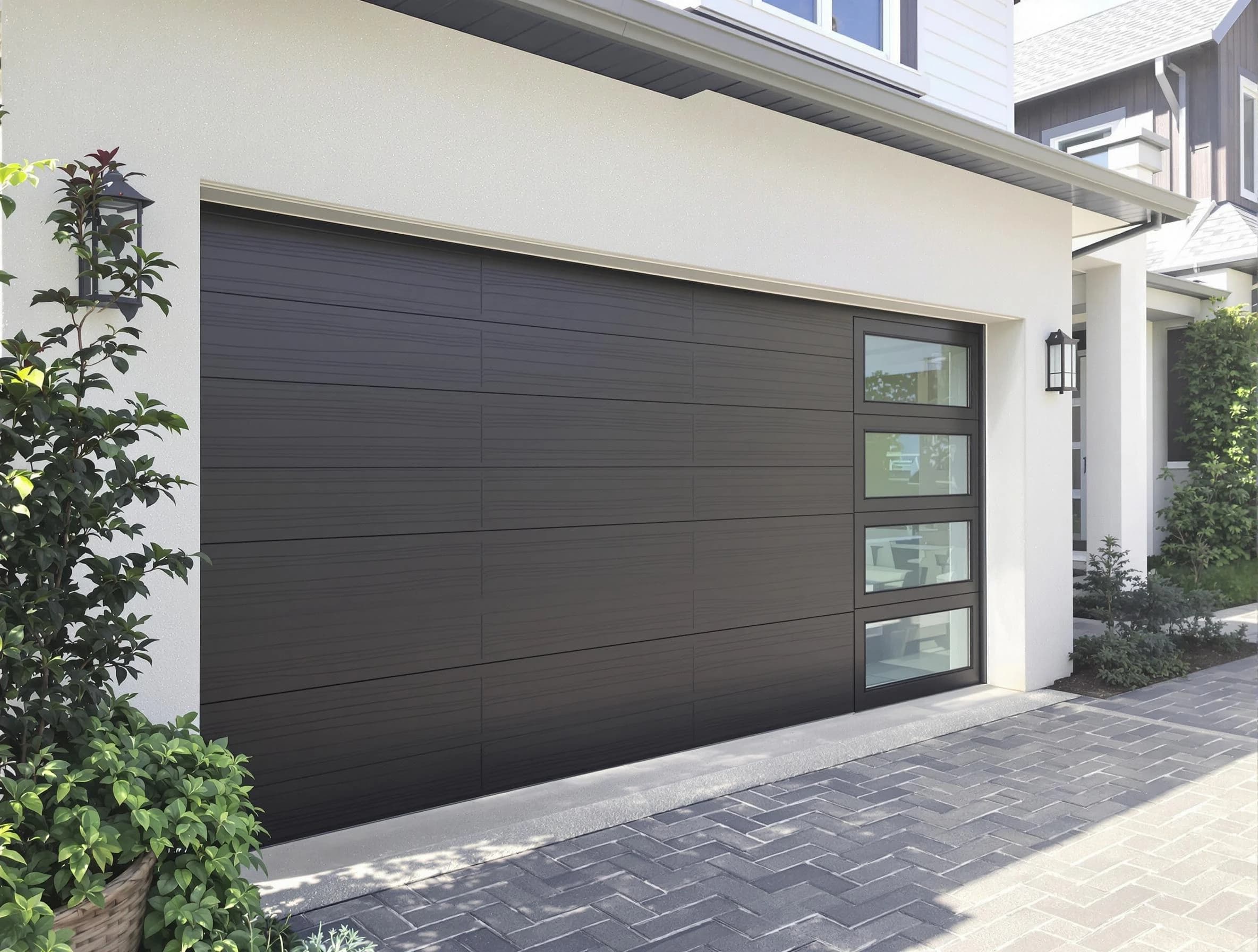 Custom garage door installation by Eagle Mountain Garage Door Repair in Eagle Mountain
