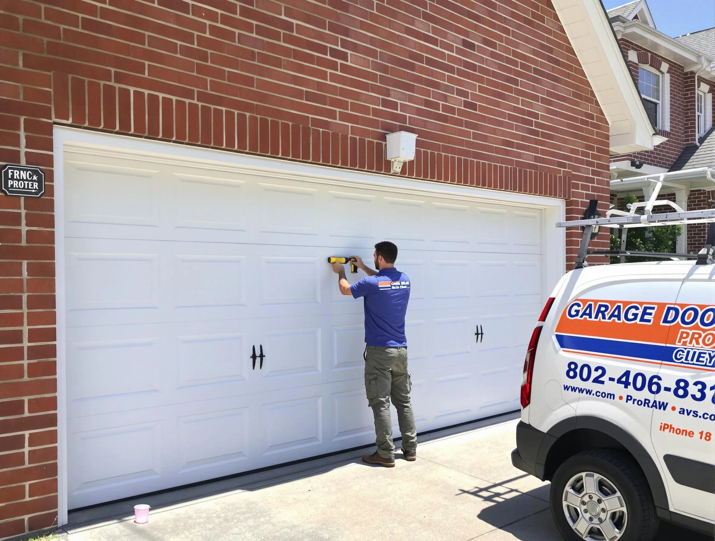 Local garage door repair service by Eagle Mountain Garage Door Repair in Eagle Mountain