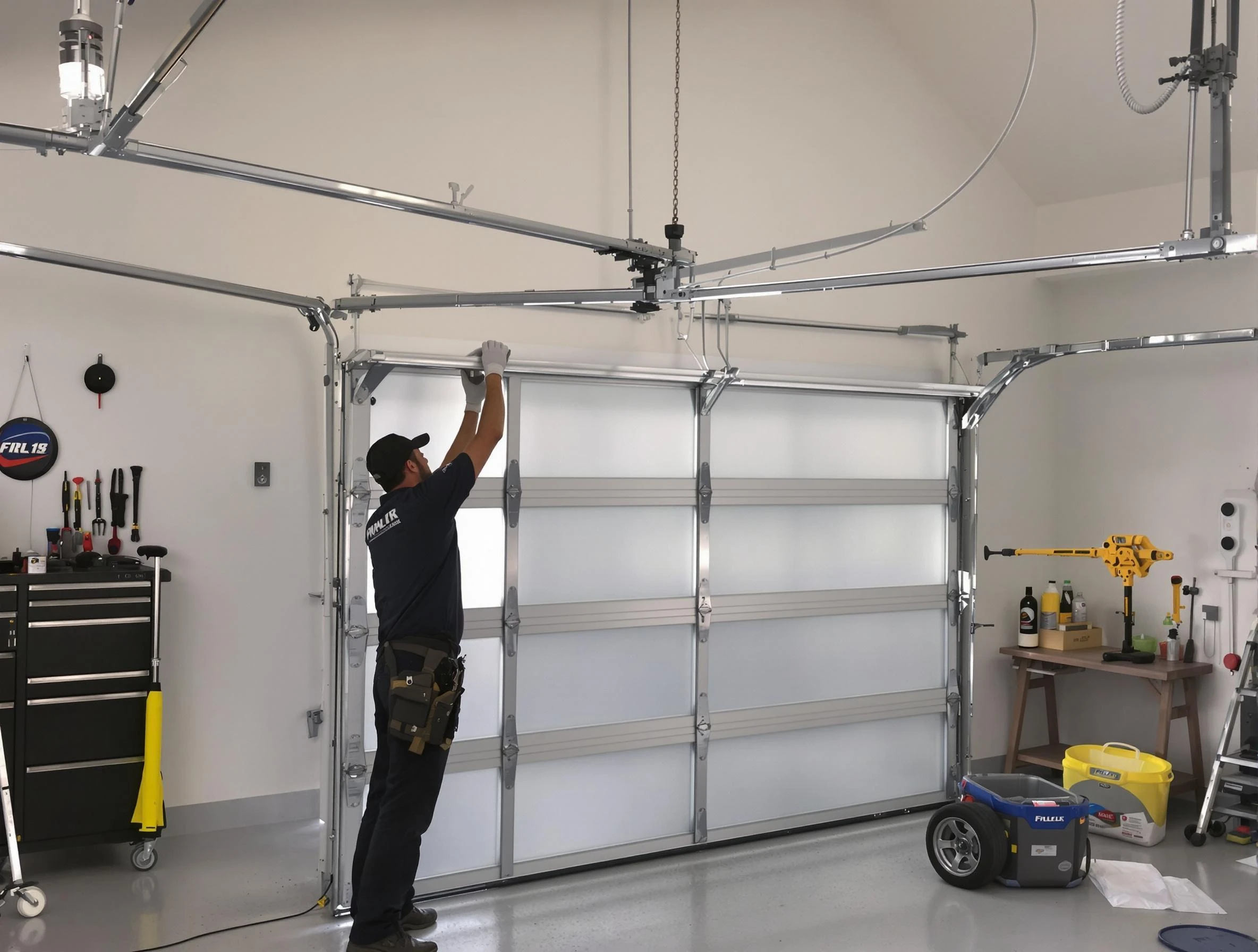 Eagle Mountain Garage Door Repair certified team performing precision garage door installation in Eagle Mountain