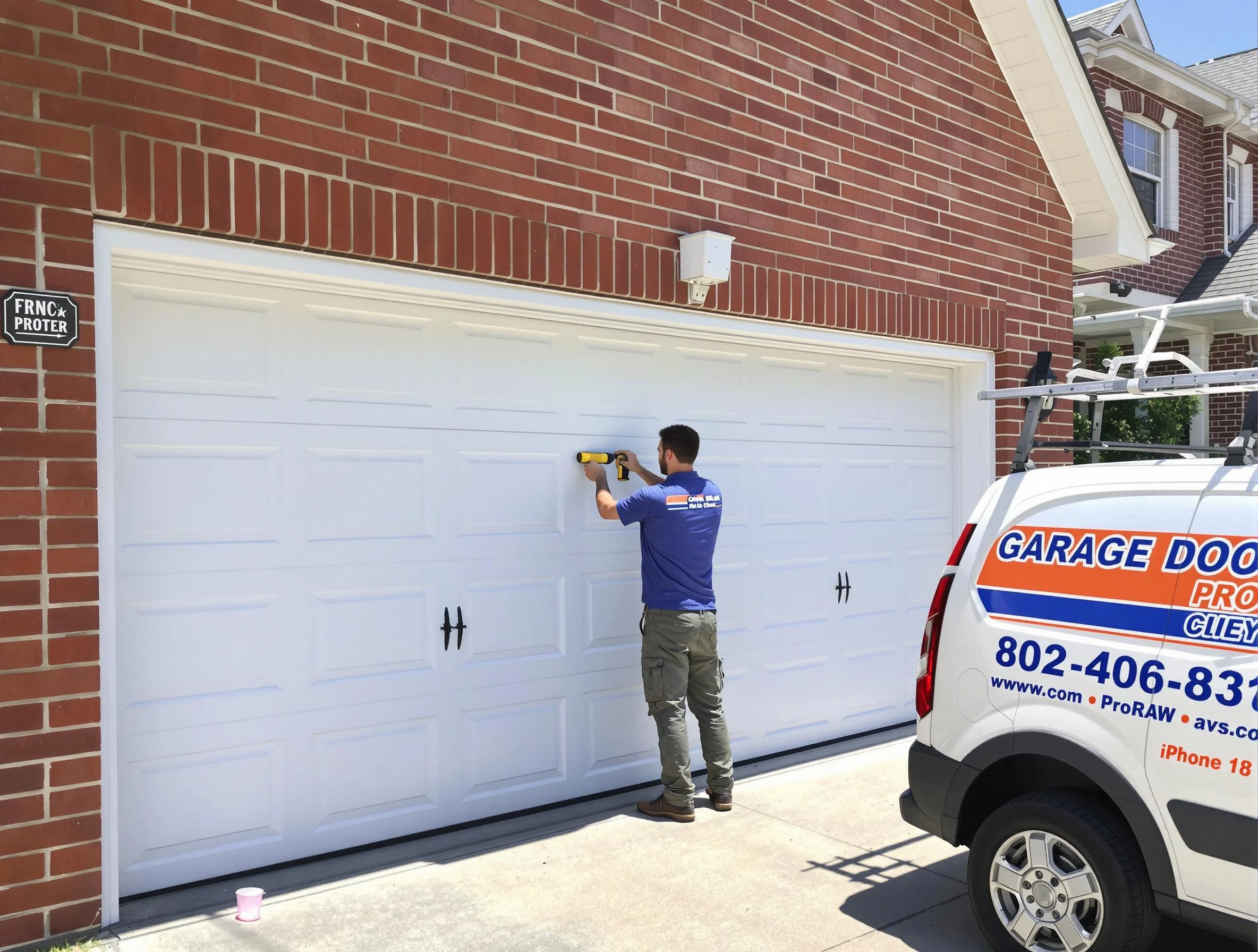 Local garage door repair service by Eagle Mountain Garage Door Repair in Eagle Mountain