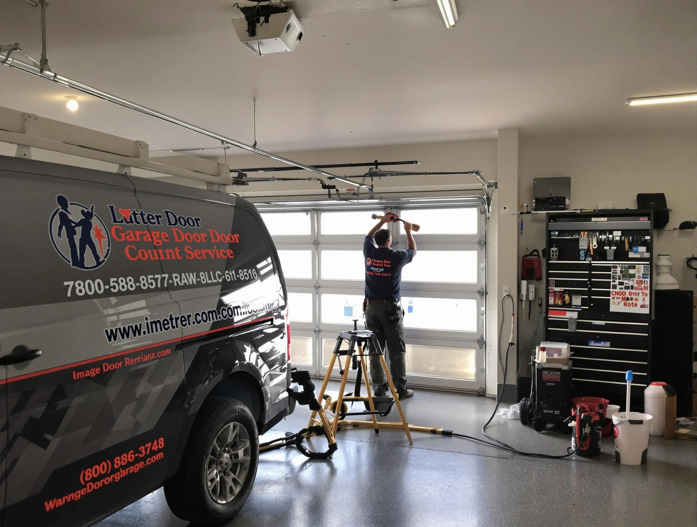Eagle Mountain Garage Door Repair rapid response team performing same-day repair in Eagle Mountain